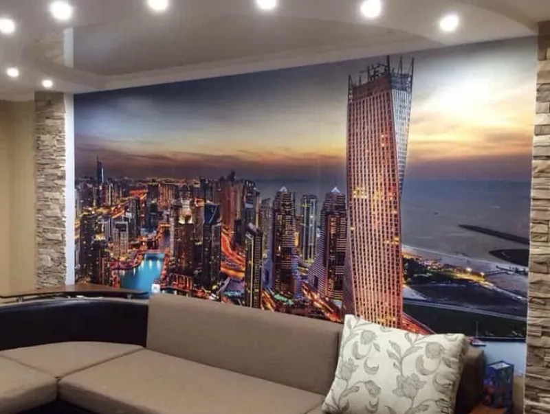 Печать на фотообоях